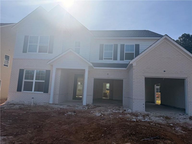 In-progress construction of a new home in The Fairways at Mirror Lake, Villa Rica, GA (Image 8).