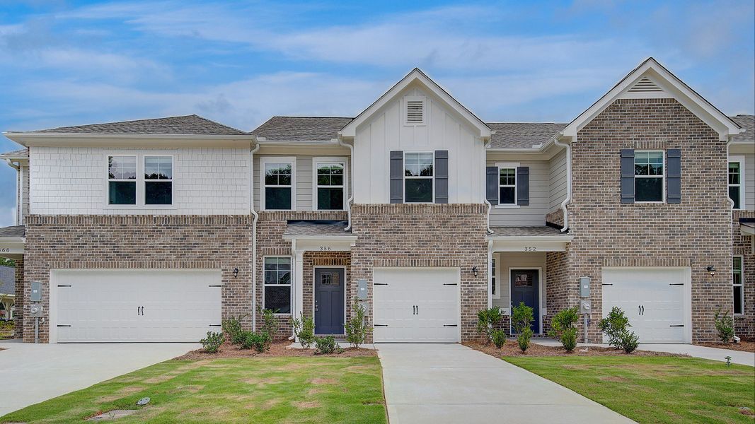 Representative exterior photo of a completed home built from the Annalise by DRB Homes in Avery Landing, McDonough, GA (Image 2).