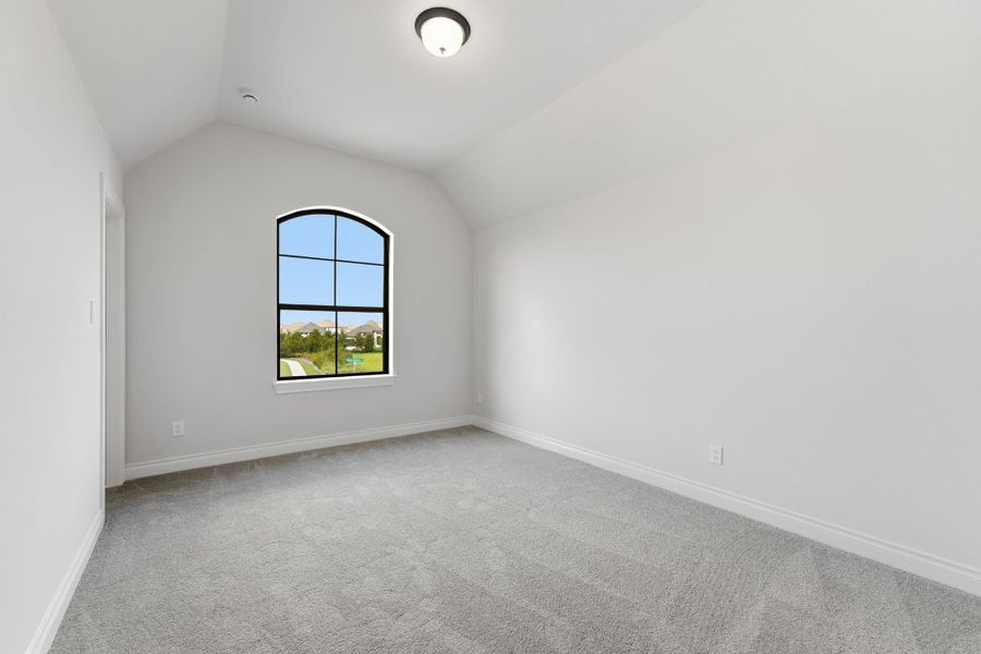 Spacious, unfurnished interior of a new home in Bridgeland 50′, Cypress (Image 36).