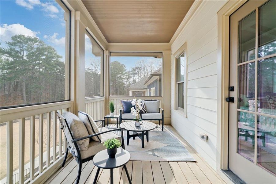 Exterior details and patio area of a home in Pendergrast Farm, Atlanta (Image 26).