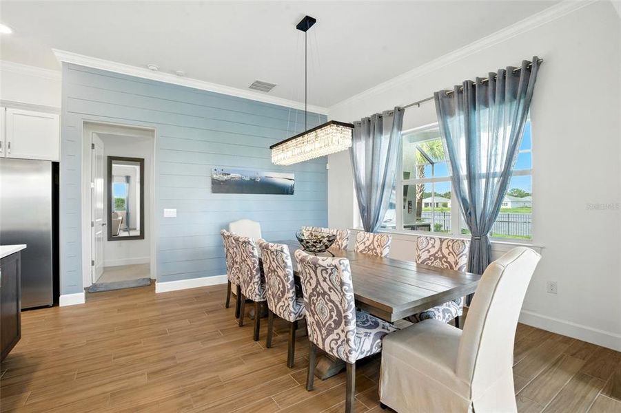 Furnished interior view inside a new home in , North Fort Myers (Image 9).