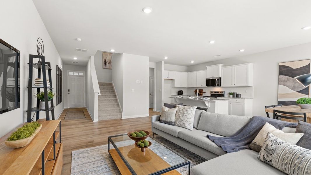 Representative furnished interior of a home built from the Salisbury by D.R. Horton in Carlton, Douglasville (Image 15).