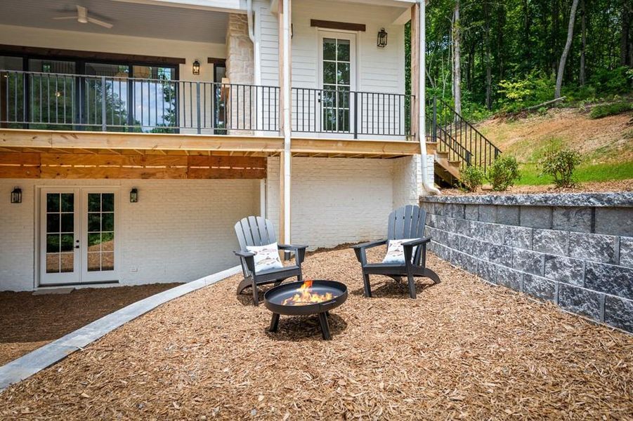 Exterior details and patio area of a home in , Ellijay (Image 39). Exterior details and patio area of a home in , Ellijay (Image 39).
