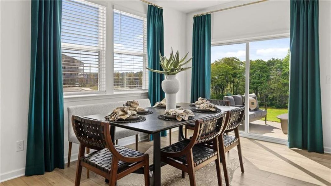 Furnished interior view inside a new home in Towns at Ivy Creek, Buford (Image 4).