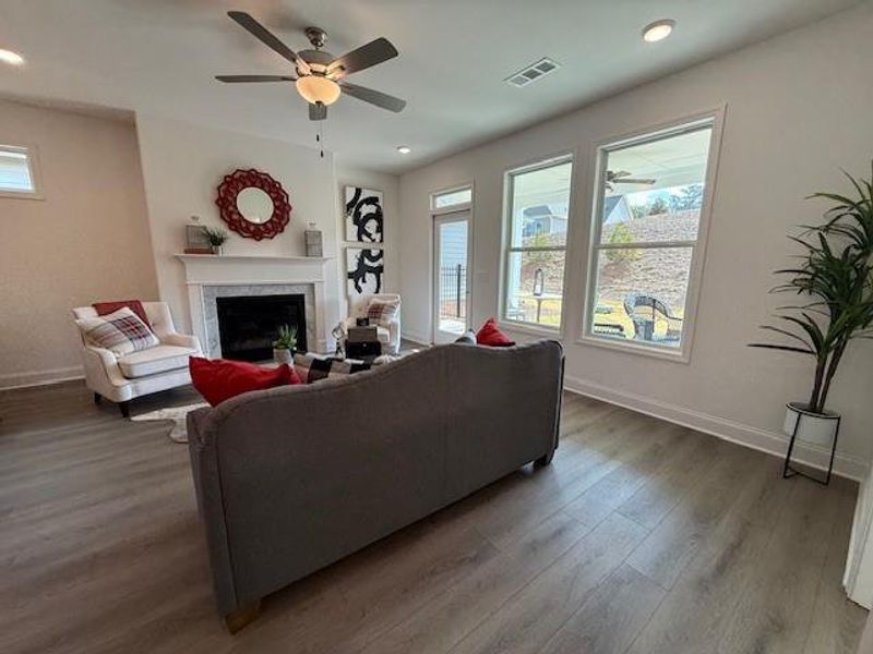 Furnished interior view inside a new home in Echols Farm, Hiram (Image 35).