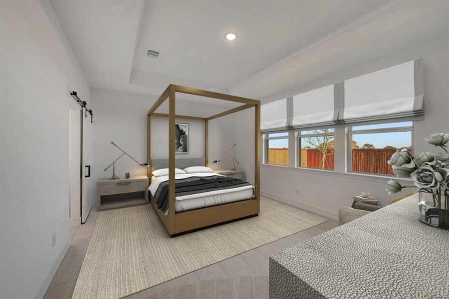 Furnished interior view inside a new home in Timberbrook, Justin (Image 15). Furnished interior view inside a new home in Timberbrook, Justin (Image 15).