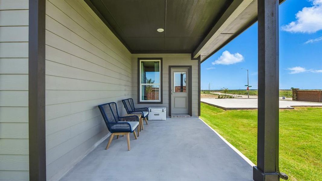 Patio - All Home and community information, including pricing, included features, terms, availability and amenities, are subject to change at any time without notice or obligation. All Drawings, pictures, photographs, video, square footages, floor plans, elevations, features, colors and sizes are approximate for illustration purposes only and will vary from the homes as built.