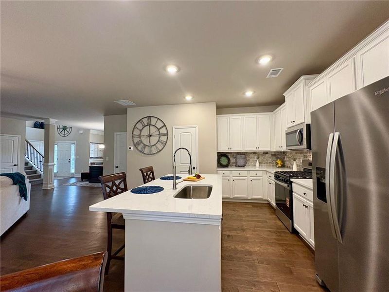 Furnished interior view inside a new home in , Grayson (Image 10).