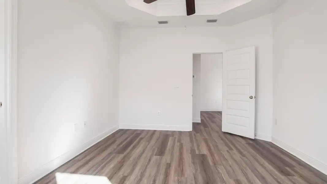 Representative unfurnished interior of a home built from the Oakley by D.R. Horton in Crest Bay Cottages, Miramar Beach (Image 23). Representative unfurnished interior of a home built from the Oakley by D.R. Horton in Crest Bay Cottages, Miramar Beach (Image 23).
