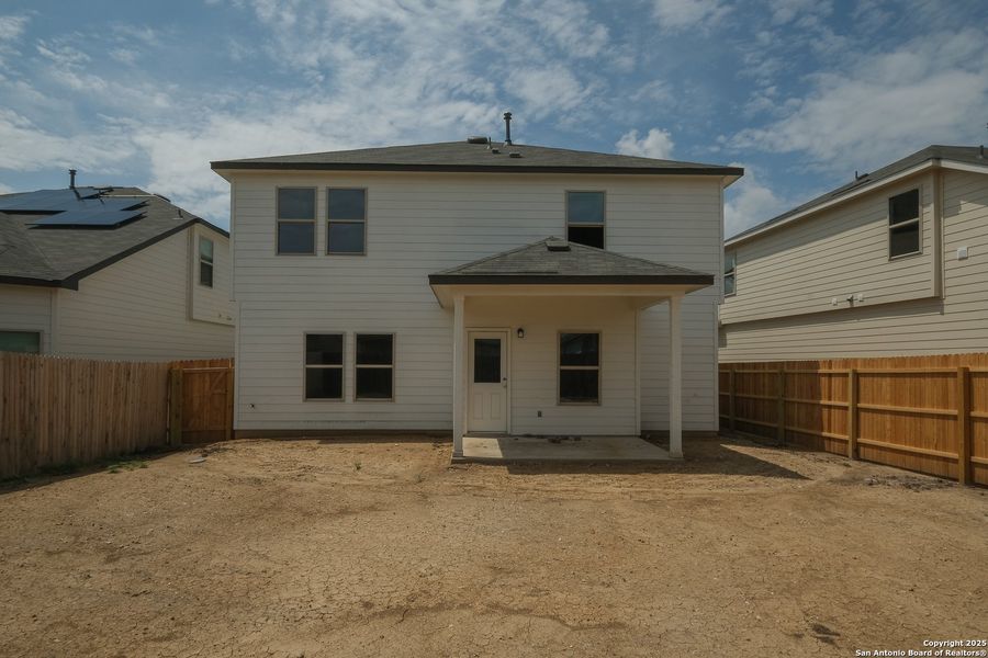 Front exterior of a new home in Blue Ridge Ranch, San Antonio, TX, highlighting curb appeal (Image 19). Front exterior of a new home in Blue Ridge Ranch, San Antonio, TX, highlighting curb appeal (Image 19).