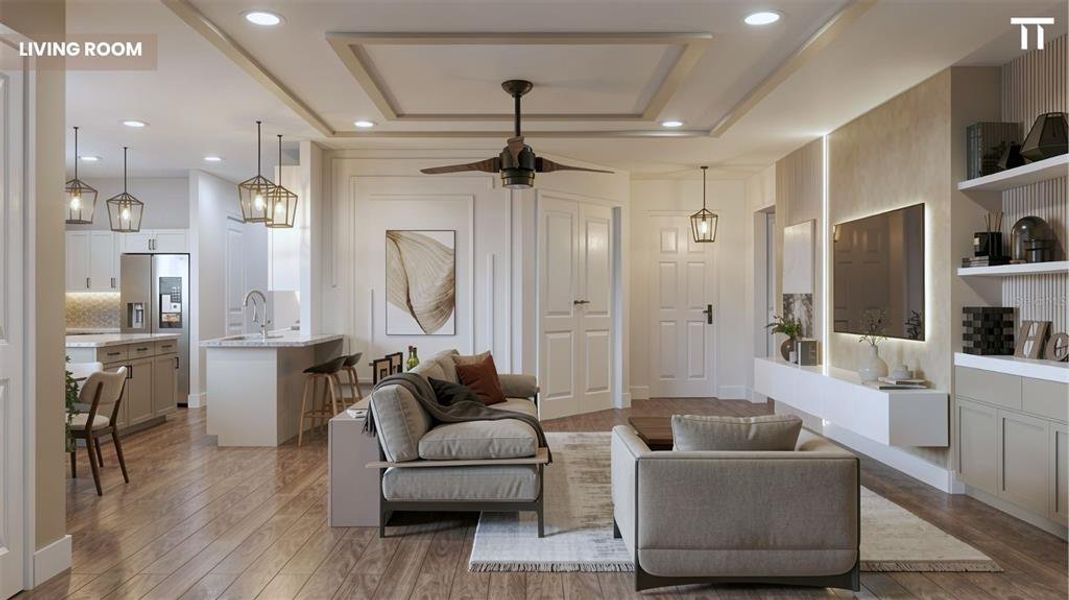 Furnished interior view inside a new home in , North Port (Image 10).
