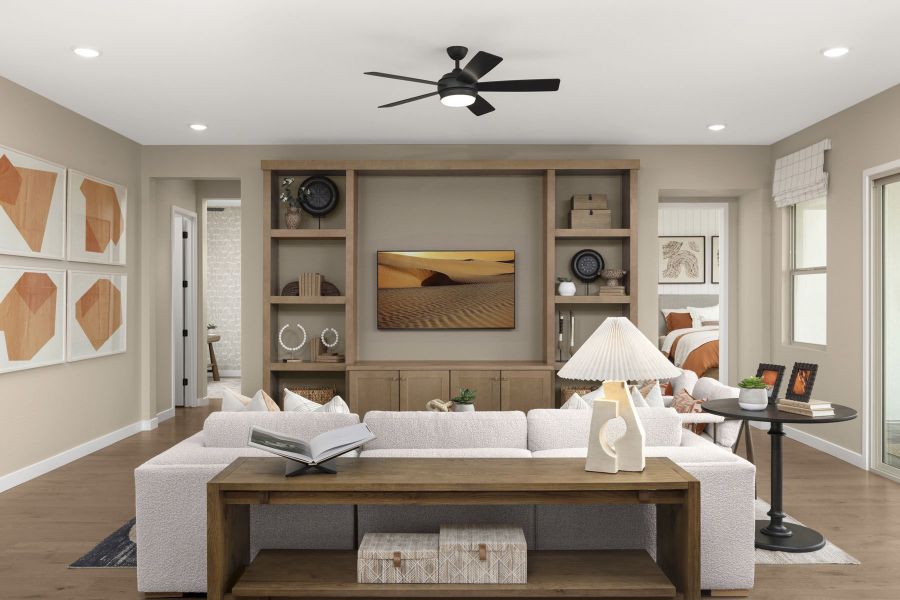 Representative furnished interior of a home built from the Auburn by Mattamy Homes in White Tank Vistas, Waddell (Image 9).