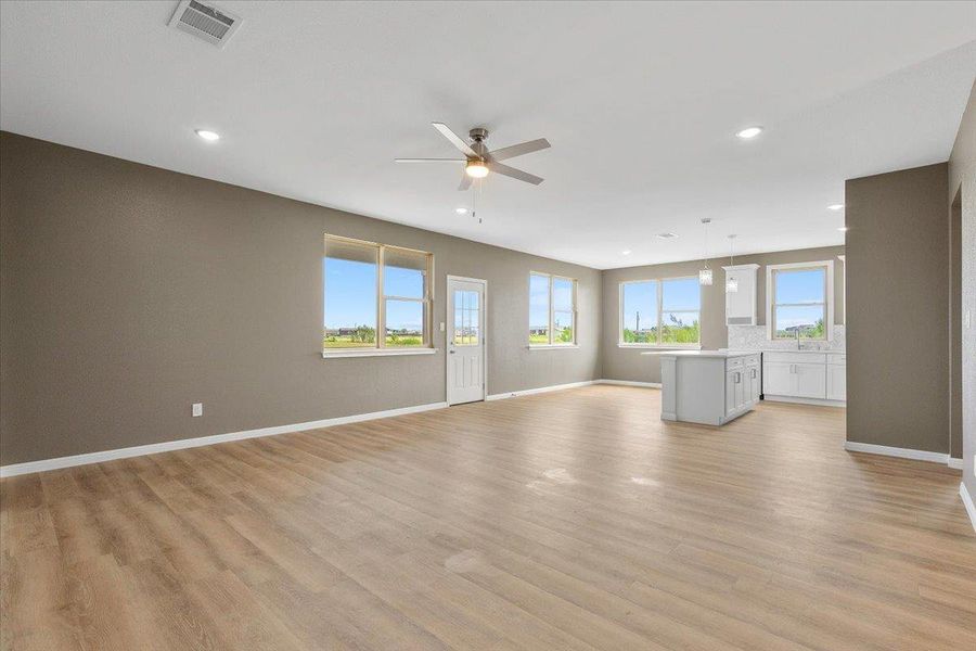 Natural light pours into this open-concept living space Natural light pours into this open-concept living space