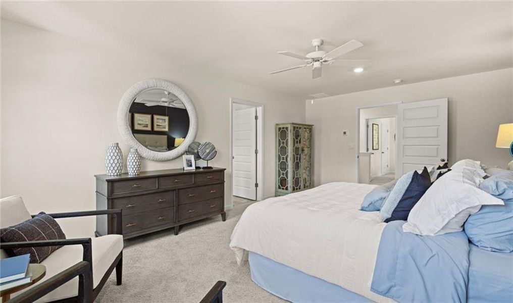 Furnished interior view inside a new home in Twin Lakes, Hoschton (Image 18).