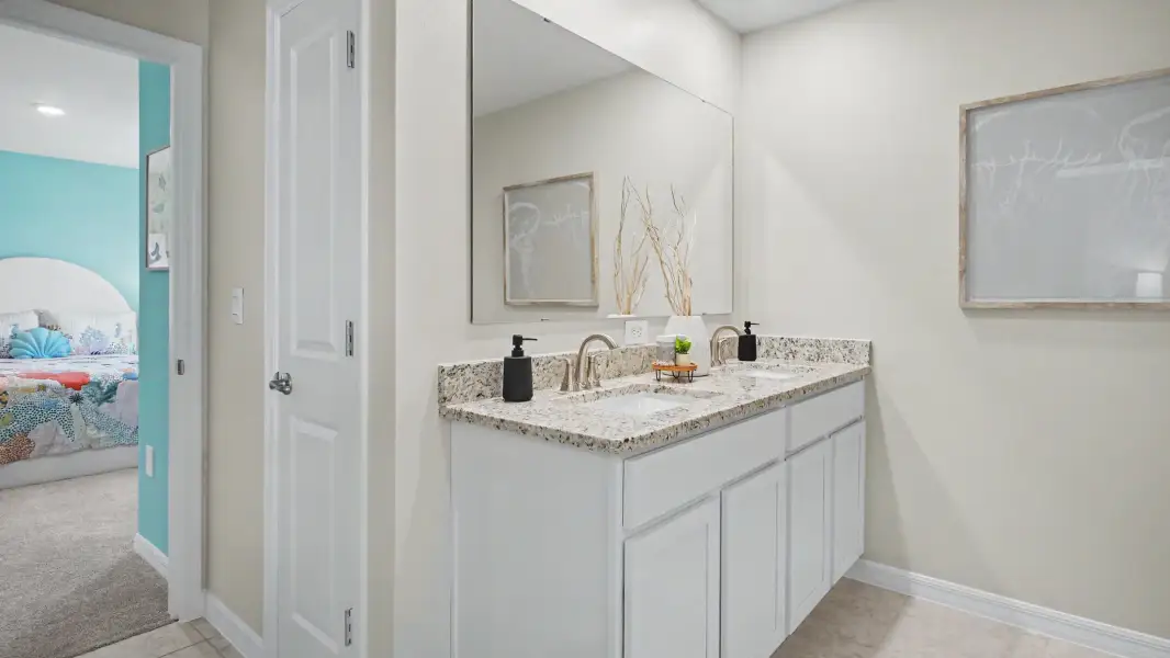 Furnished interior view inside a new home in Malabar Springs, Palm Bay (Image 26).