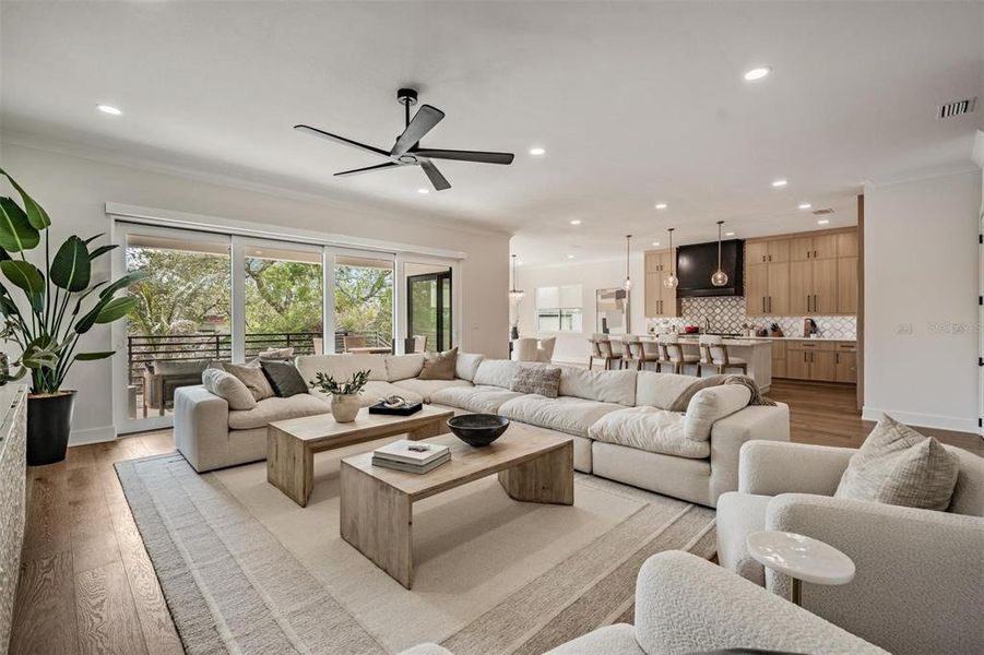 Furnished interior view inside a new home in , Tampa (Image 18).