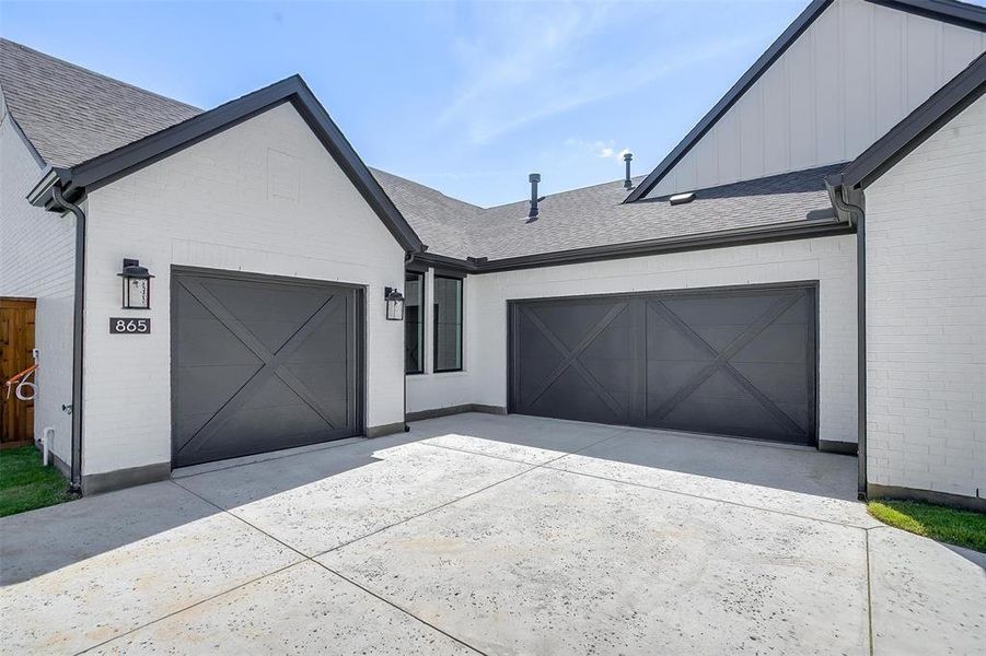 Exterior details and patio area of a home in Sweetgrass, Haslet (Image 22). Exterior details and patio area of a home in Sweetgrass, Haslet (Image 22).