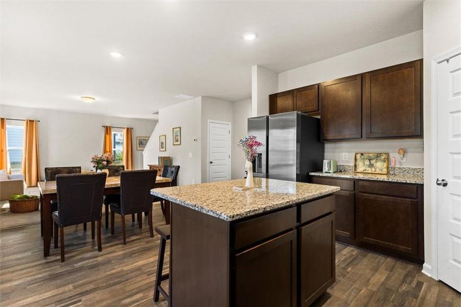 Furnished interior view inside a new home in Garrett Preserve, Hiram (Image 45).