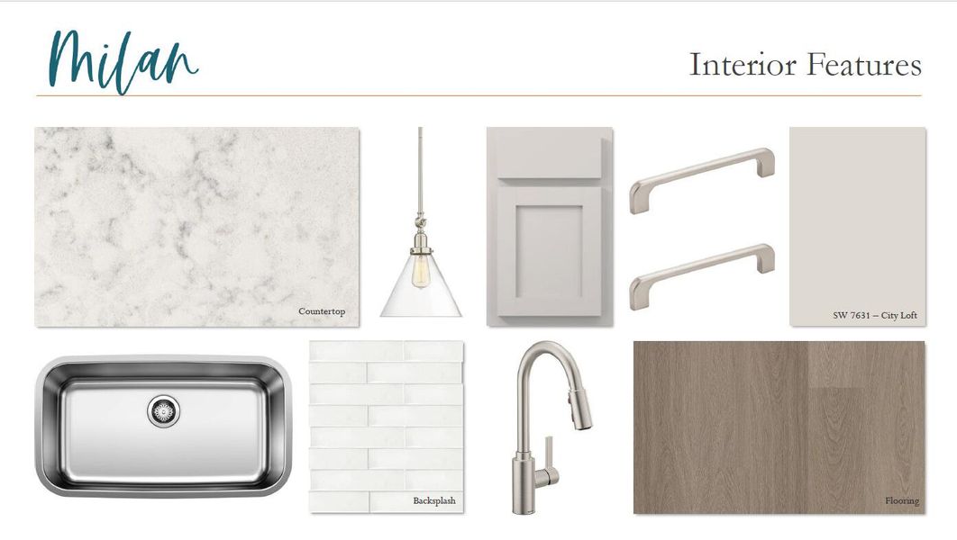 Sample of building materials used in homes in Hammock Walk at Nexton, Summerville (Image 13).