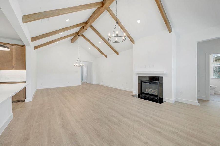 Spacious, unfurnished interior of a new home in Timberbrook, Justin (Image 25).