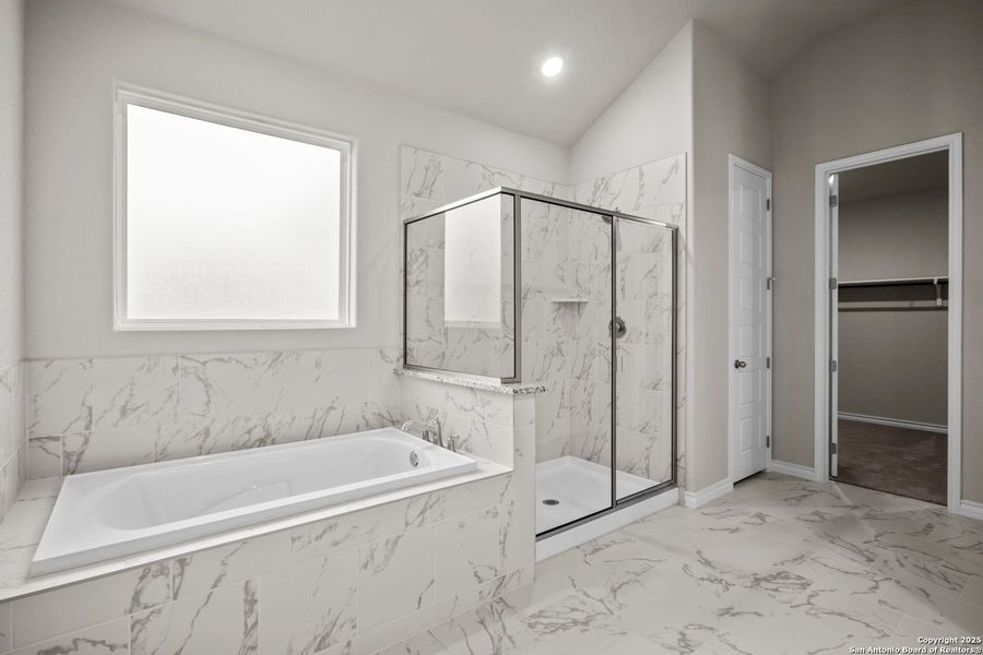 Furnished interior view inside a new home in Potranco Oaks, Castroville (Image 45).