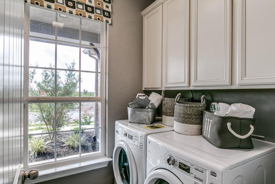 Furnished interior view inside a new home in Marvida, Cypress (Image 19).