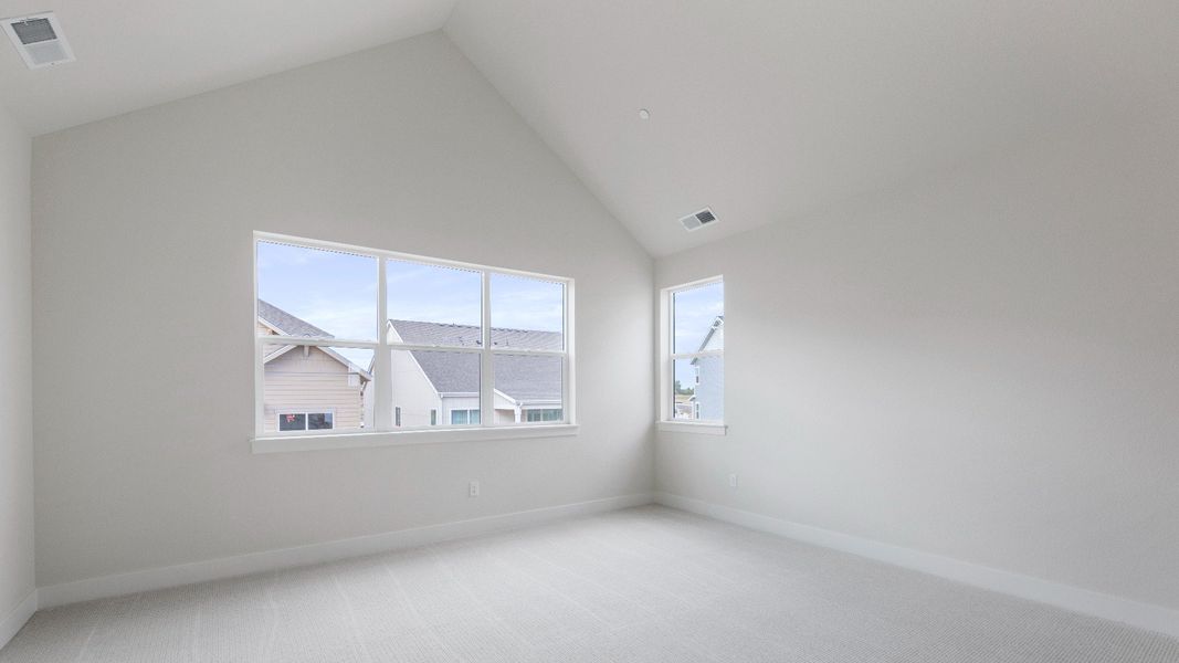 Furnished interior view inside a new home in Dillon Pointe - Journey, Broomfield (Image 29).