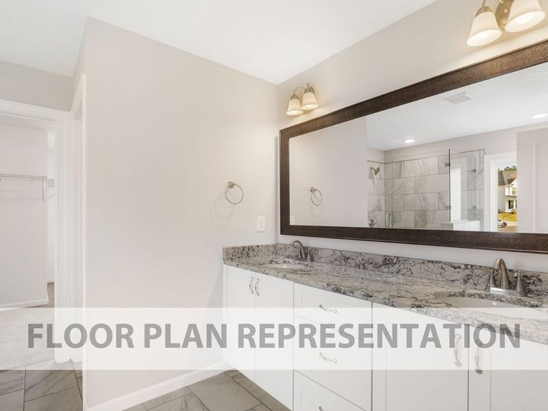 Primary Bathroom Floorplan Representation Photo 2 | The Ashworth VI Primary Bathroom Floorplan Representation Photo 2 | The Ashworth VI