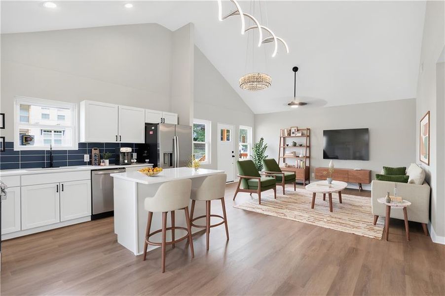 Furnished interior view inside a new home in , Scottdale (Image 14).