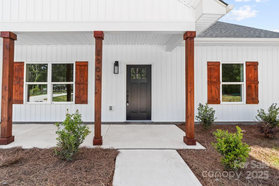Front exterior of a new home in , Lincolnton, NC, highlighting curb appeal (Image 2). Front exterior of a new home in , Lincolnton, NC, highlighting curb appeal (Image 2).