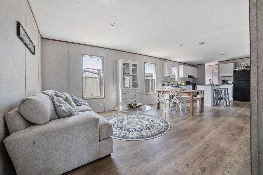 Furnished interior view inside a new home in , Decatur (Image 1).