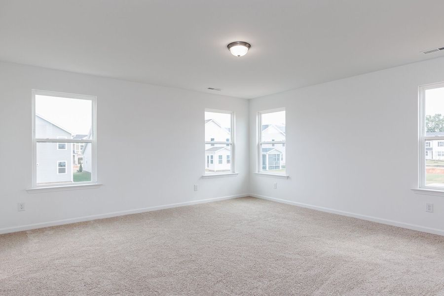 Representative unfurnished interior of a home built from the Tate by Mattamy Homes in Magnolia Park, Garner (Image 15).