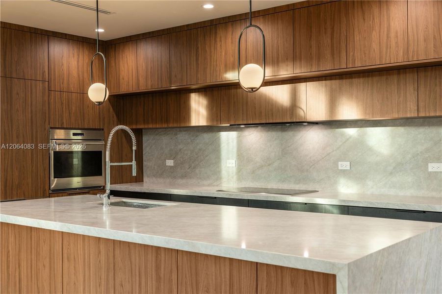 Close-up of interior finishes inside a home in , Miami (Image 9).