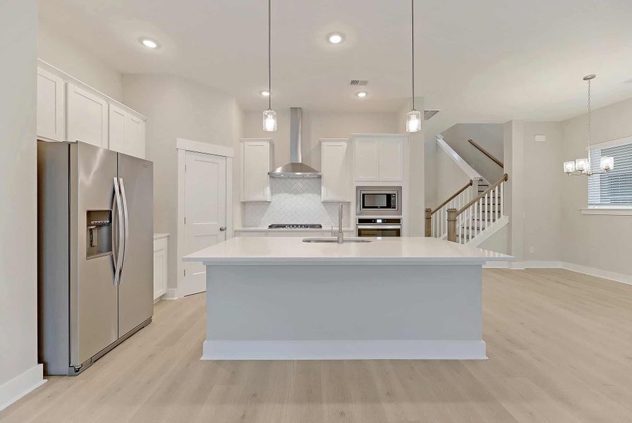 Furnished interior view inside a new home in Point Hope - Cottage Collection, Charleston (Image 6). Furnished interior view inside a new home in Point Hope - Cottage Collection, Charleston (Image 6).