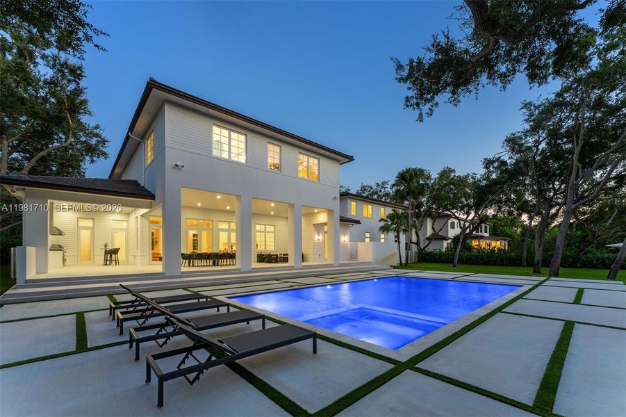 Exterior details and patio area of a home in , Palmetto Bay (Image 28).