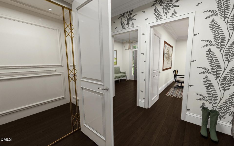 Elevator mudroom Elevator mudroom