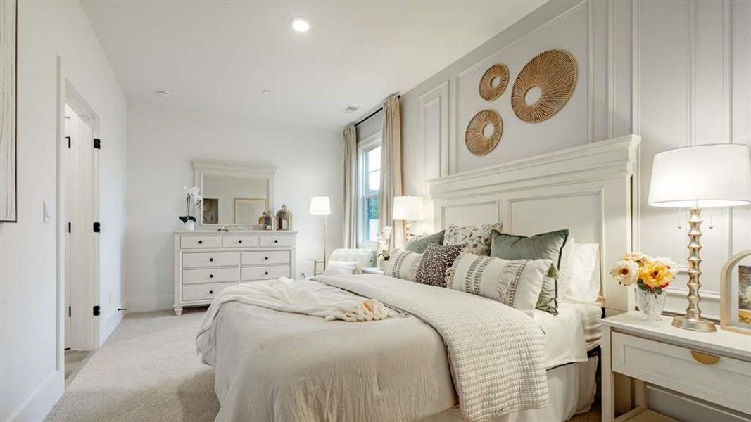 Furnished interior view inside a new home in The Village at Sandy Plains, Marietta (Image 10).