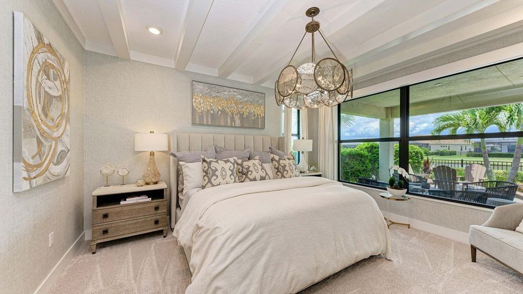 Representative furnished interior of a home built from the Summerland by Kolter Homes in Cresswind Lakewood Ranch, Lakewood Ranch (Image 28).