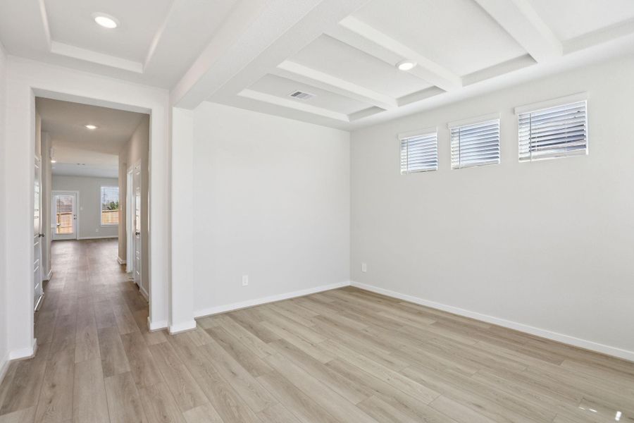 Photos are not of the actual home, but are photos of the builder home with same floorplan with similar interior finishes.