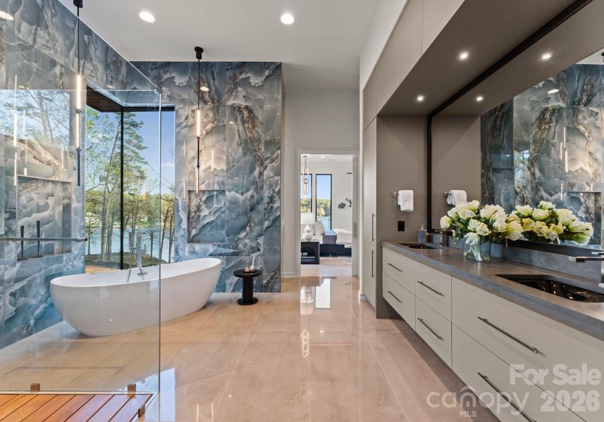 Furnished interior view inside a new home in , Charlotte (Image 6).