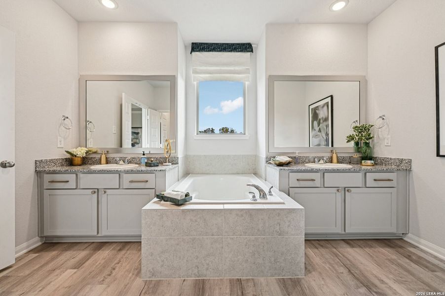 Furnished interior view inside a new home in Villas Las Flores, Floresville (Image 6).