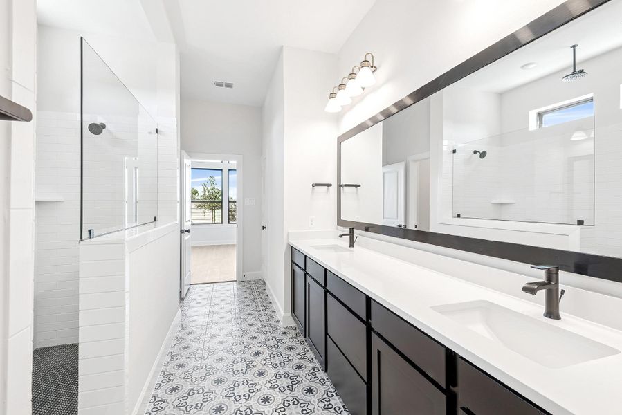 Furnished interior view inside a new home in Pomona 45' Homesites, Manvel (Image 14). Furnished interior view inside a new home in Pomona 45' Homesites, Manvel (Image 14).