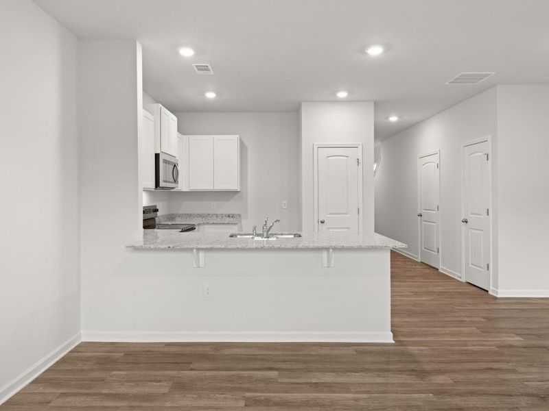 Spacious, unfurnished interior of a new home in Woodbury Park, Atlanta (Image 16). Spacious, unfurnished interior of a new home in Woodbury Park, Atlanta (Image 16).