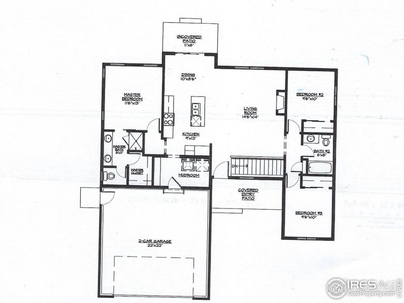 floor plan of home being built