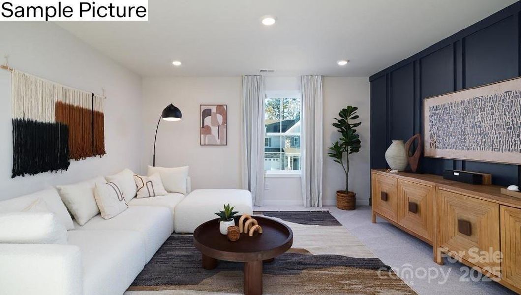 Furnished interior view inside a new home in Westport, York (Image 34).