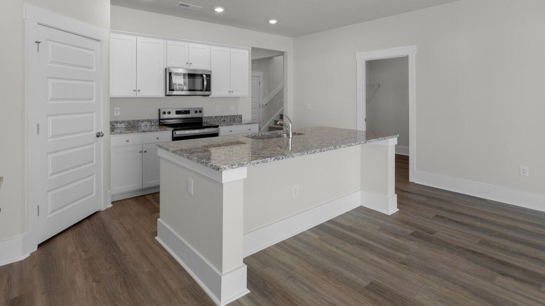 Furnished interior view inside a new home in Surfside Landing, Hubert (Image 5).