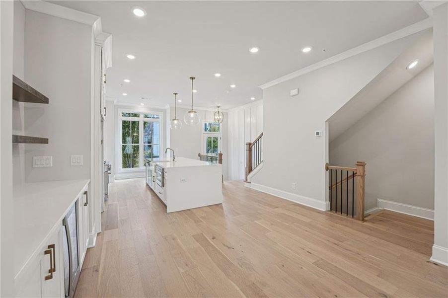 Spacious, unfurnished interior of a new home in Towns on Thompson, Alpharetta (Image 44).