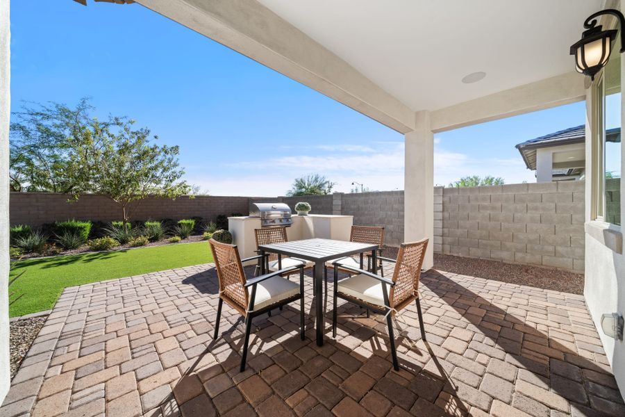 Covered Patio | Brisa | Mira Vista at Victory in Buckeye, AZ by Landsea Homes