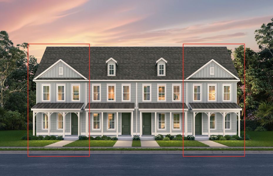 Representative exterior photo of a completed home built from the Lily by Pulte Homes in Long Savanna, Charleston, SC (Image 10).