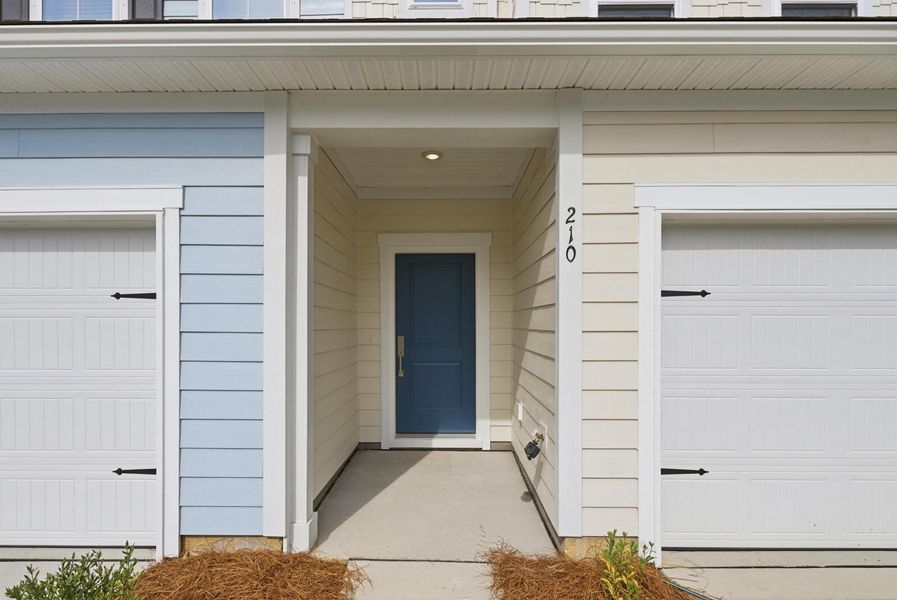 Exterior details and patio area of a home in Ashley Walk Townes, Charleston (Image 4). Exterior details and patio area of a home in Ashley Walk Townes, Charleston (Image 4).